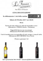 Cena Degustazione In Abbinamento i Vini Delle Cantine Sollami - La Fornace Ristorante